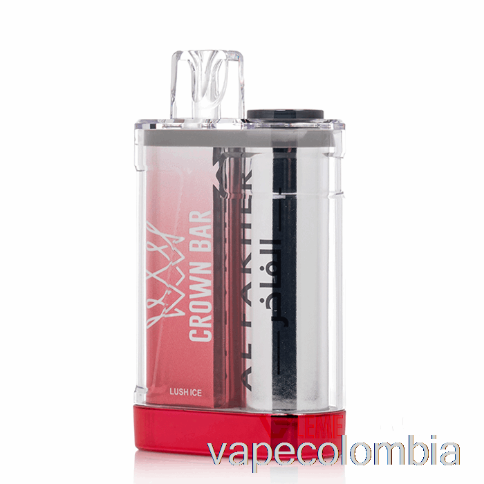 Kit De Vapeo Completo Al Fakher Crown Bar Crystal 9000 Desechable Lush Ice